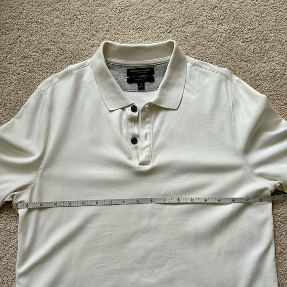 White Polo Standard Fit - Medium - Banana Republic - Picture 8 of 8